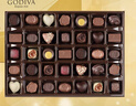 歌帝梵（Godiva）【東哥同款】經(jīng)典混合巧克力高端禮盒 19顆165g 零食糖果新年禮物 曬單實(shí)拍圖
