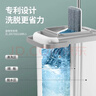 五月花平板拖把38CM雙板4布刮刮桶神器家用一拖凈免手洗拖地墩布2026 曬單實(shí)拍圖