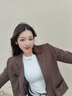 禾匠輕奢通體S925純銀氣泡方糖鎖骨項鏈女士高級感生日禮物送女友老婆 S925銀銀灰色方糖珍珠項鏈【配證書】 曬單實拍圖
