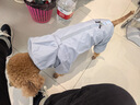 憨憨寵狗狗雨衣狗衣服小型犬全包四腳反光戶(hù)外防風(fēng)保暖沖鋒衣服防水雨披 藍色 XXL號建議體重10-15斤 曬單實(shí)拍圖
