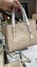 蔻馳（COACH）【品牌直供】女士MOLLIE25中號手提斜挎托特包CV965女神節禮物 曬單實(shí)拍圖