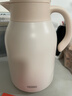 膳魔師（THERMOS）保溫壺玻璃內膽家用大容量便攜宿舍暖水壺熱水瓶TEHA/TEHD TEHA-奶油白 1.48L 曬單實(shí)拍圖