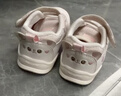 江博士（DR·KONG）春季寶寶萌寵可愛(ài)嬰兒舒適步前鞋透氣網(wǎng)布國貨學(xué)步兒童鞋 粉色 22 腳長(cháng)約12.7-13.3 曬單實(shí)拍圖