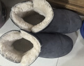 回力雪地靴男棉鞋冬季加絨加厚保暖東北大棉靴男士防寒面包鞋 灰色42  曬單實(shí)拍圖