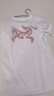 ARC'TERYX始祖鳥(niǎo) KRAGG SL COTTON BLURRED BIRD CREW SS 女子 棉質(zhì)短袖T恤 石膏白/貝栗粉 S 曬單實(shí)拍圖