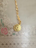 周生生黃金吊墜 文化小品 足金福字牌掛墜 93780P計價(jià) 2.85克 曬單實(shí)拍圖
