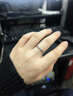 中國黃金天作之合情侶戒指一對男女銀對戒情人節新年禮物女友老婆生日 天作之合對戒【玫瑰花盒】 曬單實(shí)拍圖