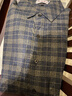 恒源祥純棉長(cháng)袖襯衫男春秋休閑商務(wù)易打理格子襯衣 曬單實(shí)拍圖