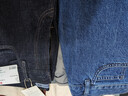 優(yōu)衣庫合作款/男裝直筒牛仔褲/水洗產(chǎn)品丹寧牛仔褲485737 69 藏青色 30 /165/76A 曬單實(shí)拍圖