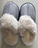 水星家紡棉拖鞋秋冬女男情侶冬季家居棉拖鞋室內保暖棉拖鞋 灰44-45碼 曬單實(shí)拍圖