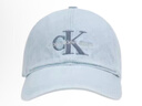 Calvin KleinJeans男女情侶ck刺繡徽標美式復古牛仔棒球帽 LHL-牛仔淺藍 均碼 OS 曬單實(shí)拍圖