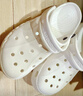 卡駱馳（CROCS）貝雅云彩女士洞洞鞋休閑鞋|208186 冬日白-11S   37 /38(240mm) 曬單實(shí)拍圖