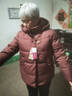 唐致中老年羽絨服女短款新中式媽媽冬季外套60歲老人奶奶太太加厚冬裝 【新國標90絨】安可拉紅+加絨褲 3XL 【建議121-135斤】送運費險 曬單實(shí)拍圖