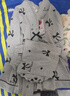 芬騰睡衣女【純棉】V領(lǐng)開(kāi)衫長(cháng)袖蝴蝶結少女家居服套裝 灰色 XL 曬單實(shí)拍圖