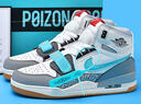 AJ312氣墊蛇年限定AJ1聯(lián)名款實(shí)戰籃球鞋高幫板鞋學(xué)生青少年運動(dòng)鞋 高幫AJ312白灰藍 【專(zhuān)柜版本】 38 尺碼標準 曬單實(shí)拍圖