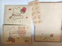 離草信封信紙線(xiàn)條小狗生日賀卡精美可愛(ài)手寫(xiě)信明信片浪漫表白信紙情書(shū)送女友 10信封+10信紙+10封口貼 曬單實(shí)拍圖