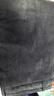 JEEP吉普牛仔褲男士春秋季高端直筒休閑彈力長(cháng)褲子男 黑灰色 36 曬單實(shí)拍圖