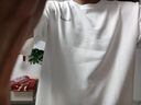 回力短袖男夏季寬松速干t恤男潮流新款衣服圓領(lǐng)透氣休閑男裝白色XL 曬單實(shí)拍圖