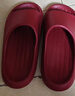 樸西新款EVA踩屎感厚底拖鞋女士居家室內情侶拖鞋男 安哥拉紅 37-38 曬單實(shí)拍圖