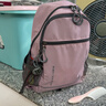 FOUVOR戶(hù)外雙肩包輕便折疊旅游小背包女運動(dòng)徒步登山包兒童書(shū)包 藕粉色 曬單實(shí)拍圖