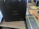 派克（PARKER）高端簽字筆 馬年高檔商務(wù)送禮生日禮物輕奢禮品 卓爾倉青藍寶珠筆+錦鯉禮盒 曬單實(shí)拍圖