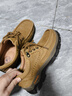 駱駝（CAMEL）新款柔軟磨砂牛皮寬楦止滑大頭經(jīng)典休閑鞋男士 G13A307163   駝色 42 曬單實(shí)拍圖