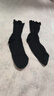 智友伴女童黑色襪子春秋夏季棉襪兒童中筒襪公主花邊襪女孩白色學(xué)生百搭 曬單實(shí)拍圖