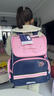 得力（deli）得力小學(xué)生書(shū)包男女孩英倫風(fēng)超輕大容量減負背包BB162升級款 粉色 曬單實(shí)拍圖
