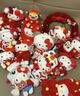 玩家小將hello kitty毛絨掛件格子裙挎包kitty掛件哈嘍kitty包包掛飾kt貓 櫻桃小狗圍巾kitty 曬單實(shí)拍圖