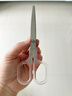 MUJI MUJI 不銹鋼剪刀 E6S4240 手帳剪刀 文具 無(wú)色 約15.5cm 曬單實(shí)拍圖