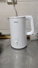 美的（Midea）電熱水壺燒水壺家用養生自動(dòng)斷電沖奶一體恒溫壺食品304不銹鋼1500W速熱1.5升大容量 SH15X301 曬單實(shí)拍圖