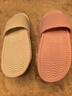 秋沐熙可折疊拖鞋女士旅行便捷出差旅游飛機酒店洗澡防滑一次性涼拖鞋 曬單實(shí)拍圖