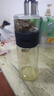 創(chuàng  )意透明花茶水杯茶水分離玻璃杯單層泡茶杯過(guò)濾水杯便攜男女杯子 泡茶杯-400ML【一個(gè)裝】 曬單實(shí)拍圖