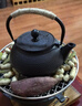 萬(wàn)家全鑄鐵壺煮茶器圍爐煮茶壺煮水泡茶燒水壺鐵質(zhì)功夫茶具電陶爐煮茶器 【中號】鐵壺+不銹鋼濾網(wǎng) 900ml 曬單實(shí)拍圖