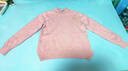 英氏（YEEHOO）兒童羊毛衫100%綿羊毛男女童毛衣中大童裝打底內搭春裝 新粉 130 曬單實(shí)拍圖