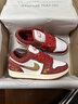 百麗香奈（BAILIXIANGNAI）AJ婚鞋女秀禾主婚紗兩穿不累腳新娘鞋本命年情侶板鞋紅色運動(dòng)鞋 鴛鴦璧合【送喜盒+花扣配飾】 38 曬單實(shí)拍圖
