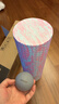 捷英飛 泡沫軸 肌肉放松按摩滾軸 健身訓練普拉提瑜伽柱foam roller 粉藍大浮點(diǎn)45cm 曬單實(shí)拍圖