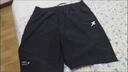 特步運動(dòng)短褲男2026春季速干五分褲寬松大碼男士跑步中褲大碼透氣 正黑色 L (175) 曬單實(shí)拍圖
