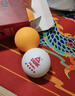 匹克乒乓球ABS大賽比賽訓練用球50只裝黃色 曬單實(shí)拍圖