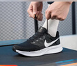 耐克NIKE跑步鞋男緩震透氣RUN SWIFT 3運動(dòng)鞋DR2695-002黑白41 曬單實(shí)拍圖