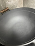 鑄彩鑄鐵炒鍋 雙耳鐵鍋家用不粘加深圓底炒菜鍋老式無(wú)涂層生鐵鍋 柴火鍋36cm(杉木蓋) 36cm 曬單實(shí)拍圖