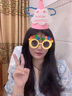 演繹 生日場(chǎng)景布置 生日帽男孩女孩 生日快樂(lè )裝飾 兒童眼鏡拍照道具 曬單實(shí)拍圖
