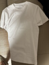 拇指白小T二代水光短袖T恤男女26春夏新品三防純棉白小丅 白色男款 XL 曬單實(shí)拍圖