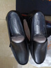 老人頭(LAORENTOU)皮鞋男鞋商務(wù)休閑鞋頭層牛皮套腳耐磨透氣駕車(chē)豆豆鞋舒適爸爸男鞋子 LA13506 黑色 41  曬單實(shí)拍圖