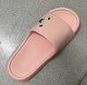 秋沐熙防滑靜音拖鞋女士EVA厚底軟彈按摩浴室室內軟底拖 桃粉色 38-39 曬單實(shí)拍圖