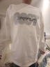 左西童裝男童T恤長(cháng)袖純棉兒童春裝2026新款男孩大童打底衫 白色 160 曬單實(shí)拍圖