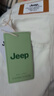JEEP2025秋冬新款全棉牛仔褲女直筒小個(gè)子高腰顯瘦長(cháng)褲米白色常規 L 曬單實(shí)拍圖