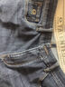 HLA海瀾之家牛仔褲男五袋刺繡直筒松緊腰褲子男秋冬 曬單實(shí)拍圖