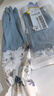 云蕾耐酸堿手套加長(cháng)48cm1雙家務(wù)手套加厚廚房清潔洗碗洗衣服防水防滑 曬單實(shí)拍圖