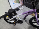 鳳凰兒童自行車(chē)兒童山地學(xué)生車(chē)小孩單車(chē)帶輔助輪3-6-10-12歲小中大童 烏梅紫丨單速一體輪+雙碟剎+禮包 16寸（適合身高105-115cm） 曬單實(shí)拍圖